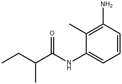 N-(3-amino-2-methylphenyl)-2-methylbutanamide(SALTDATA: FREE) Struktur