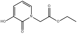 1(2H)-Pyridineacetic acid, 3-hydroxy-2-oxo-, ethyl ester Struktur