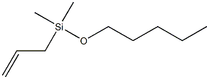 Dimethyl(pentyloxy)-2-propen-1-ylsilane Struktur