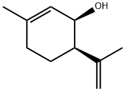 2-Cyclohexen-1-ol, 3-methyl-6-(1-methylethenyl)-, (1R,6R)- Struktur