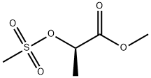 methyl (R)-α-methylsulphonyloxy-propionate Struktur