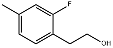 Benzeneethanol, 2-fluoro-4-methyl- Struktur