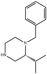 (R)-1-benzyl-2-isopropylpiperazine Struktur