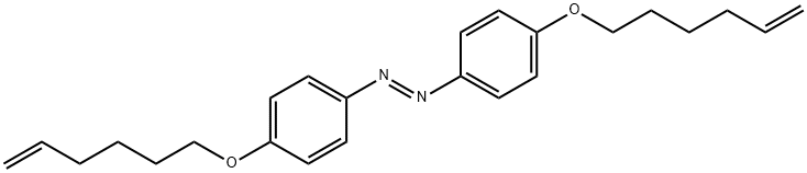 Diazene, 1,2-bis[4-(5-hexen-1-yloxy)phenyl]-, (1E)- Struktur