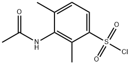 3-Acetamido-2,4-dimethylbenzenesulfonyl Chloride Struktur