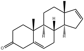 Androsta-5,16-dien-3-one Struktur