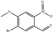 5-bromo-4-methoxy-2-nitrobenzaldehyde Struktur