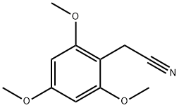 Benzeneacetonitrile, 2,4,6-trimethoxy- Struktur