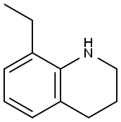 Quinoline, 8-ethyl-1,2,3,4-tetrahydro- Struktur