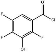 Benzoyl chloride, 2,4,5-trifluoro-3-hydroxy- Struktur