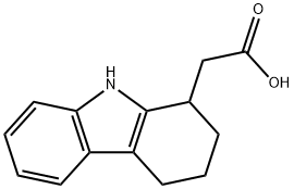 2-(2,3,4,9-Tetrahydro-1H-carbazol-1-yl)acetic Acid Struktur