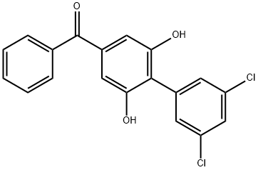 Methanone, (3',5'-dichloro-2,6-dihydroxy[1,1'-biphenyl]-4-yl)phenyl- Struktur