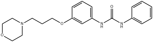 1-(3-(3-Morpholinopropoxy)phenyl)-3-phenylurea Struktur