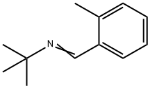 2-Propanamine, 2-methyl-N-[(2-methylphenyl)methylene]- Struktur