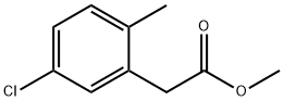 Methyl (5-chloro-2-methylphenyl)acetate Struktur