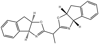 8H-Indeno[1,2-d]oxazole, 2,2'-ethylidenebis[3a,8a-dihydro-, (3aS,3'aS,8aR,8'aR)- Struktur