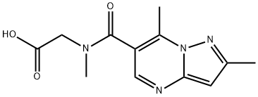 2-(1-{2,7-Dimethylpyrazolo[1,5-a]pyrimidin-6-yl}-N-methylformamido)acetic Acid