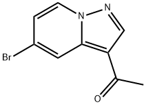 Ethanone, 1-(5-bromopyrazolo[1,5-a]pyridin-3-yl)- Struktur