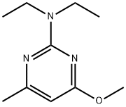 N,N-diethyl-4-methoxy-6-methyl-2-Pyrimidinamine Struktur