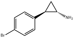 (1S,2R)-2-(4-Bromo-phenyl)-cyclopropylamine Struktur