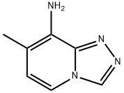 7-methyl-[1,2,4]triazolo[4,3-a]pyridin-8-amine Struktur