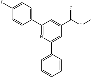 JR-9115, Methyl 2-(4-fluorophenyl)-6-phenylpyridine-4-carboxylate, 97% Struktur