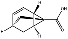 Tricyclo[3.2.1.02,7]oct-3-ene-1-carboxylic acid, stereoisomer (9CI) Struktur