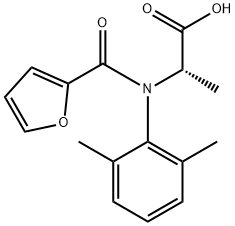 Alanine, N-(2,6-dimethylphenyl)-N-(2-furanylcarbonyl)- Struktur