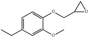 2-((4-Ethyl-2-methoxyphenoxy)methyl)oxirane Struktur