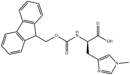 Fmoc-D-His(1-Me)-OH Struktur