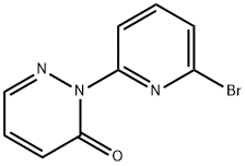 2-[Pyridazin-3(2H)-one]-6-bromopyridine Struktur