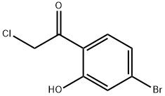 Ethanone, 1-(4-bromo-2-hydroxyphenyl)-2-chloro- Struktur