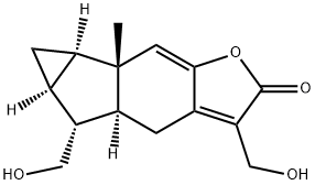 Shizukanolide F Struktur