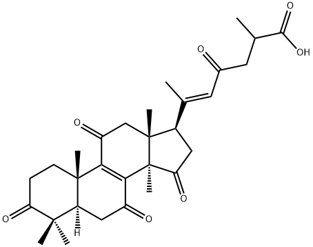 Ganoderenic acid F Struktur