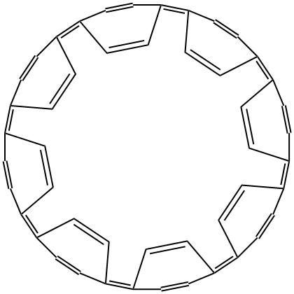 [8]Cycloparaphenylene Struktur