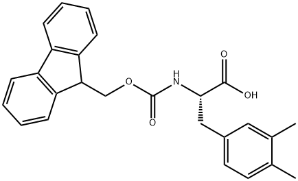 (9H-Fluoren-9-yl)MethOxy]Carbonyl L-3,4-Dimethylphe Struktur