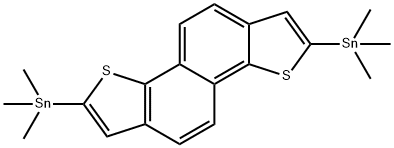 2,7-Bis(trimethylstannyl)naphtho[1,2-b:5,6-b']dithiophene Struktur