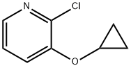 Pyridine, 2-chloro-3-(cyclopropyloxy)- Struktur