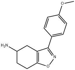 3-(4-methoxyphenyl)-4,5,6,7-tetrahydrobenzo[d]isoxazol-5-amine Struktur