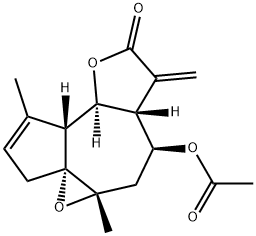 8alpha-Acetoxyarglabin Struktur