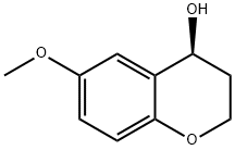 (4S)-6-methoxy-3,4-dihydro-2H-1-benzopyran-4-ol Struktur