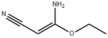 2-Propenenitrile, 3-amino-3-ethoxy-, (2E)- Struktur