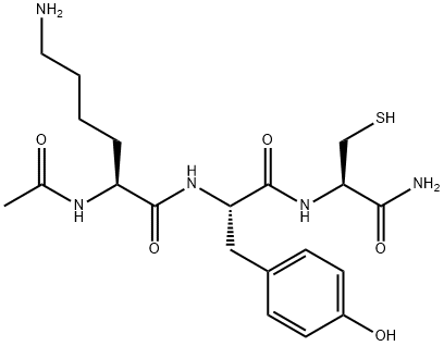 N-acetyl lysyltyrosylcysteine amide(Myeloperoxidase inhibitor KYC) Struktur