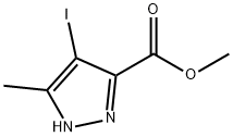 methyl 4-iodo-5-methyl-1H-pyrazole-3-carboxylate Struktur