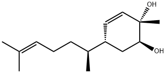 3,4-Dihydroxybisabola-1,10-diene Struktur