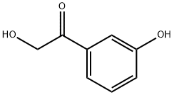 2-hydroxy-1-(3-hydroxyphenyl)ethan-1-one Struktur