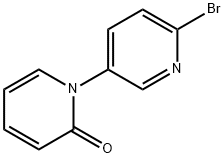 2-Bromo-5-(1H-pyridin-2-one)pyridine Struktur