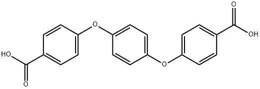 1,4-bis(4-oxy-1-benzenecarboxylic acid)benzene Struktur