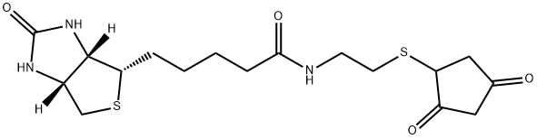 Biotin-1,3-cyclopentanedione Struktur