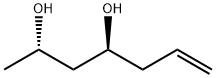 6-Heptene-2,4-diol, (2S,4S)- Struktur